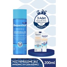 Bepanthol Derma Yüz Temizleme Jeli + 3 Adet Derma Spf 25 Yüz Bakım Kremi 5ml Hediyeli