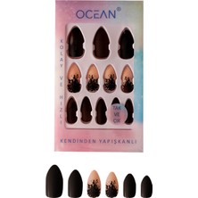 Ocean Takma Tırnak Tak Ve Çık Kendinden Yapışkanlı Mat - 764