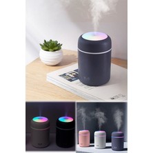 Teknomila Hava Nemlendirici USB Mini Su Difüzör LED Lamba Buhar Makinesi H20 Humidfer 300 ml