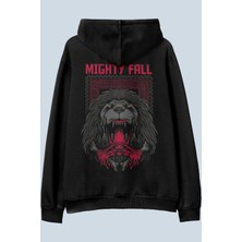 AyveGa Mighty  Fall Siyah Oversize  Kapüşonlu Sweatshirt Hoodie