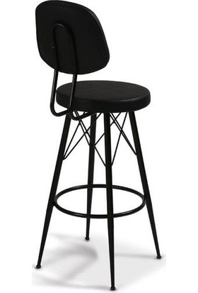 Özel Yapım Eyfel Bar Sandalyesi 65CM -Siyah