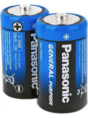 Panasonic Büyük Boy Pil x 24 Adet