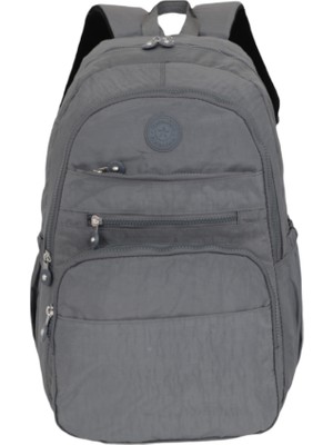Konfores 1012 Klinkır Su Geçirmez Kumaş Sırt Çantası NKT01012 Gri