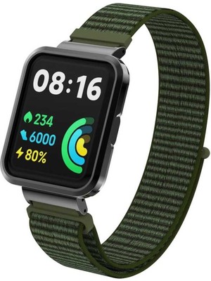MobaxAksesuar Xiaomi Redmi Watch 2 Lite Kordon Kasalı Hasır Kordon