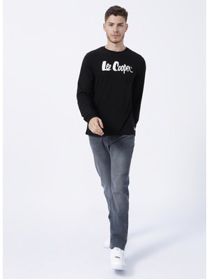 Lee Cooper O Yaka Baskılı Siyah Erkek T-Shirt 231 Lcm 242003 Zayne