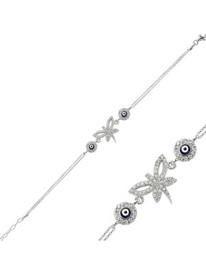 925 Gümüş Gümüş Yusufçuk Bayan Bileklik