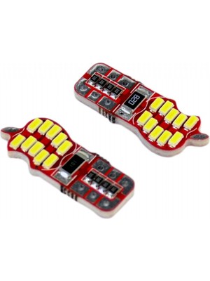 Carub 12V T10 Ampul 20 LED 16W Smd Canbus Fiber Beyaz BR0405536