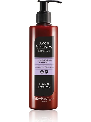 Avon Senses Essence Lavanta ve Zencefil El Losyonu 250 ml Lüks Nemlendirme ve Doğal Özler