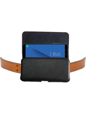 Vizyon Samsung Galaxy A6 - A6S Kemere Takılan Kılıf Samsung A6 - A6S  Bel Kemer Kılıfı