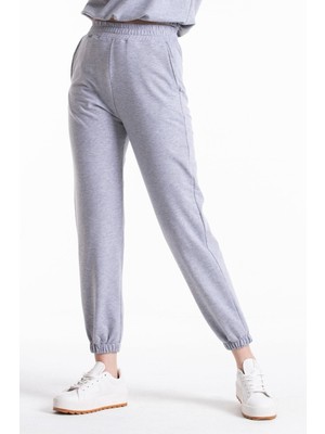 DAXİS Sportwear Company DAXİS Kadın Jogger Eşofman Altı Yüksek Bel Cepli %80 Pamuklu 2023 Sezonu