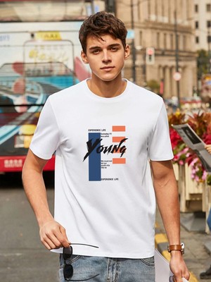 DAXİS Sportwear Company  Yonna Baskılı Ovrsize Tshirt