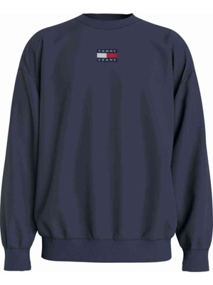 Tommy Jeans Erkek Indigo Sweatshirt ( Model Kodu : DM0DM10911 )