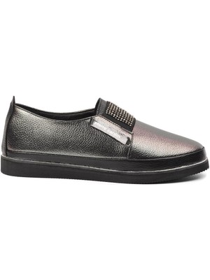 Pierre Cardin PC-51678 Platin Taşlı Kadın Günlük Ayakkabı