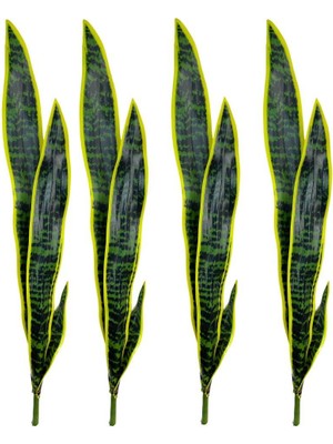Nettenevime Yapay Çiçek Yelpaze Palmiye 8 Dal 50*40CM Salon Çiçeği Metal Mat Siyah Saksılı Yapay Bitki