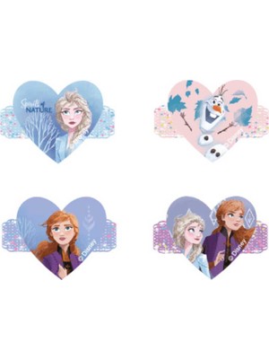 Disney Kız Çocuk Disney Frozen Lastik Toka 4’lü Paket Grace 44727