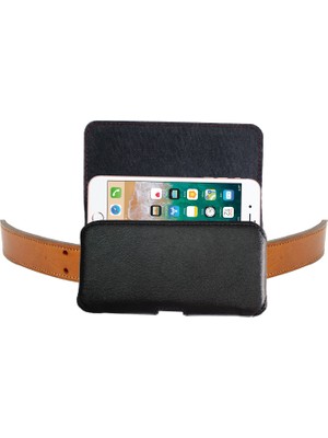 Vizyon Kemer Kılıfı iPhone 7 Plus ve iPhone 8 Plus Için Kemere Takılan Telefon Kılıfı Bel Kemer Kılıfları Kapaklı Mıknatıslı