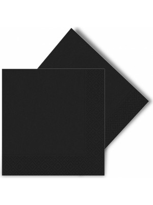 Balonevi TPL1634 Siyah Peçete 33 x 33 cm 16 Adet