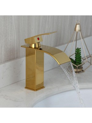 Hedi's Şelale Gold Lavabo Bataryası