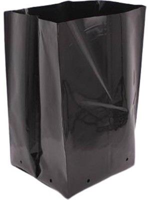 Sera Trend 15X30 Fidan Torbası 50 Adet Körüklü Fide Peyzaj Torba Fidan Üretim Poşeti Delikli