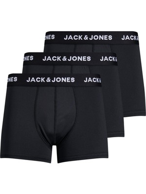 Jack & Jones Black Mıcrofıbre 3 L Ü Paket Erkek Boxer 12182421