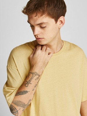 Jack & Jones Bisiklet Yaka Basic Tisört - Brink