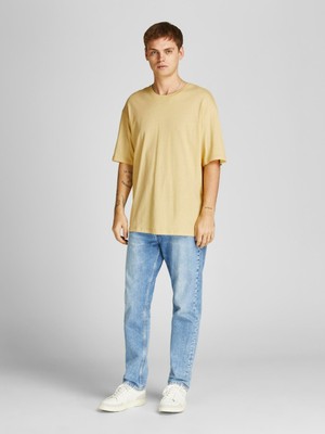 Jack & Jones Bisiklet Yaka Basic Tisört - Brink