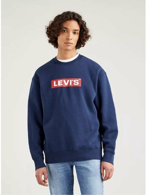 Relaxed Graphic Crewneck Sweatshirt