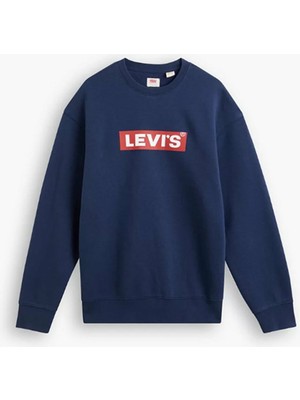 Relaxed Graphic Crewneck Sweatshirt