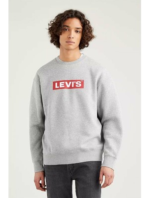 Relaxed Graphic Crewneck Sweatshirt