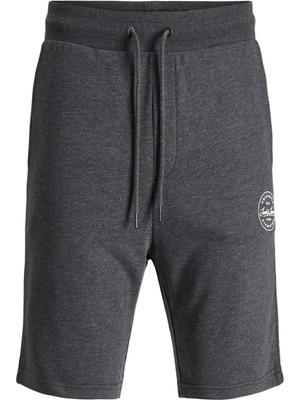 Jack & Jones Jpstshark Jjsweat Shorts At Sn Gri Erkek Şort 12182595-Dark