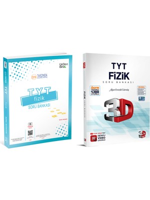 Karma Kitaplar Tyt Fizik Soru Bankası Üç Dört Beş ve 3D Yayınları