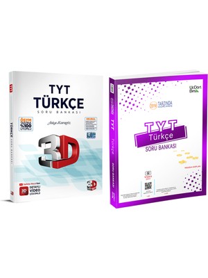 Karma Kitaplar Tyt Türkçe Soru Bankası Üç Dört Beş ve 3D Yayınları