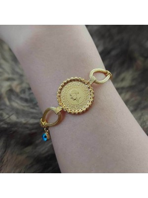 Çeyrekli Dorikalı Altın Bileklik