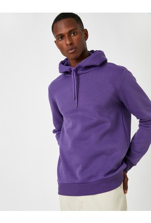Mor Erkek Sweatshirt Modelleri ve 