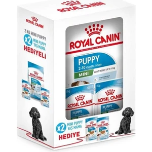 Royal Canin Mini Puppy Yavru Kuru Köpek Maması 2 kg  Pouch 2 Adet Hediye