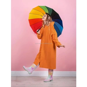 Eleven Market Spor Yağmurluk Eva Mercan Yağmurluk