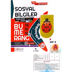 Günay Yayınları 7. Sınıf Bumerang Sosyal Bilgiler(Aydın Yayınları Deneme + Kitap Ayracı )