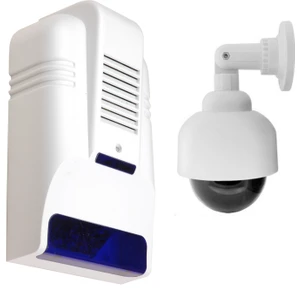 LR-OS30D Caydırıcı Alarm Sireni - Mobese Görünümlü Caydırıcı Kamera