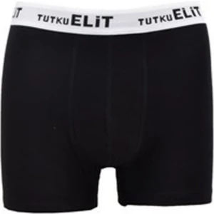Tutku Elit ELT1252 Elit Modal Elastan Spor Boxer 3 Adet Siyah