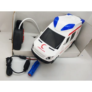 Lrs Store Oyuncak Ambulans Şarjlı Uzaktan Kumandalı Full Fonksiyon Sirenli 3D Işıklı Yüksek Kalite Şarzlı Araba