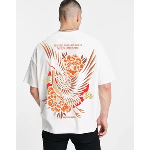 Unisex The Sky Oversize Tshirt Beyaz