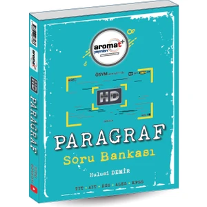 Aromat Yayınları 2023 Aromat Yayınları HD Tüm Sınavlar İçin Paragraf Soru Bankası