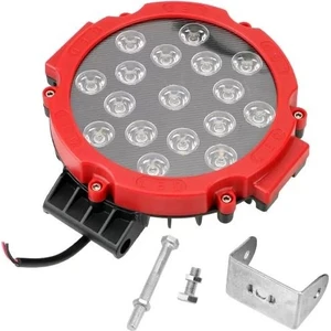 7 Inc 17 LED 51 W Beyaz Gündüz Ledi Yayıcı Delici Off Road Far Çalışma Lambası Sis Lambası