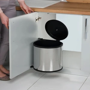 Paslanmaz Dolap Içi Çöp Kovası 13 Litre