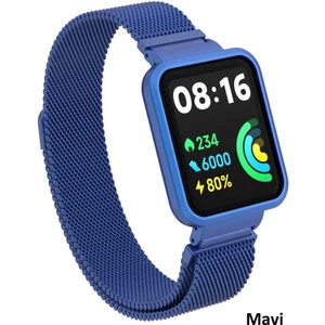 Xiaomi Redmi Watch 2 Lite Kordon Kasalı Milano Loop Metal Kordon