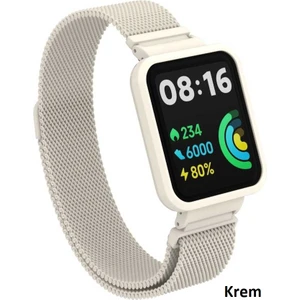 Xiaomi Redmi Watch 2 Lite Kordon Kasalı Milano Loop Metal Kordon
