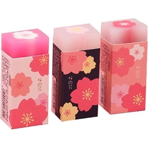 Sakura Silgi Çiçekli 3 Adet