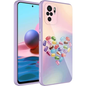 Xiaomi Redmi Note 10S Kılıf Kamera Korumalı Desenli Sert Silikon Kapak