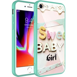 Apple iPhone Se 2022 Kılıf Kamera Korumalı Desenli Sert Silikon Kapak