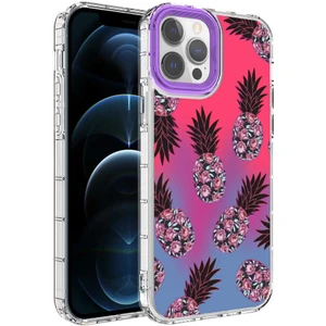 Apple iPhone 13 Pro Max Kılıf Kamera Korumalı Renkli Desenli Korn Kapak